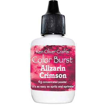 Ken Oliver -Color Burst Powder  -Alizarin Crimson