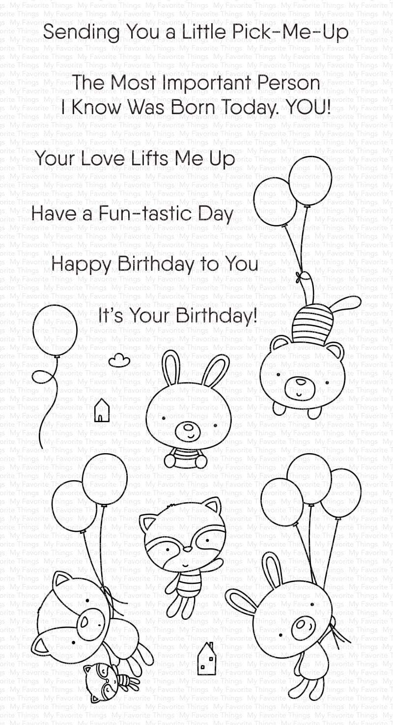 MY FAVORITE THINGS -Balloon Besties STAMP & DIE SET