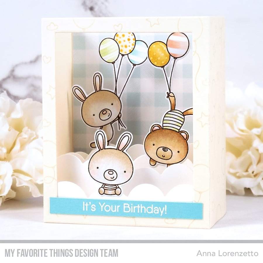 MY FAVORITE THINGS -Balloon Besties STAMP & DIE SET - 2