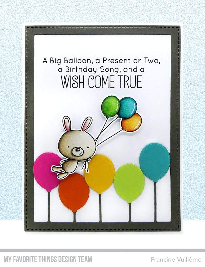 MY FAVORITE THINGS -Balloon Besties STAMP & DIE SET - 5