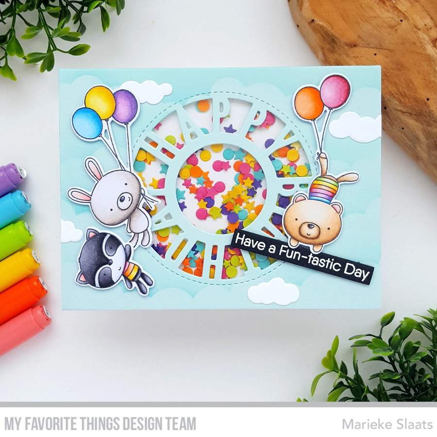 MY FAVORITE THINGS -Balloon Besties STAMP & DIE SET - 4