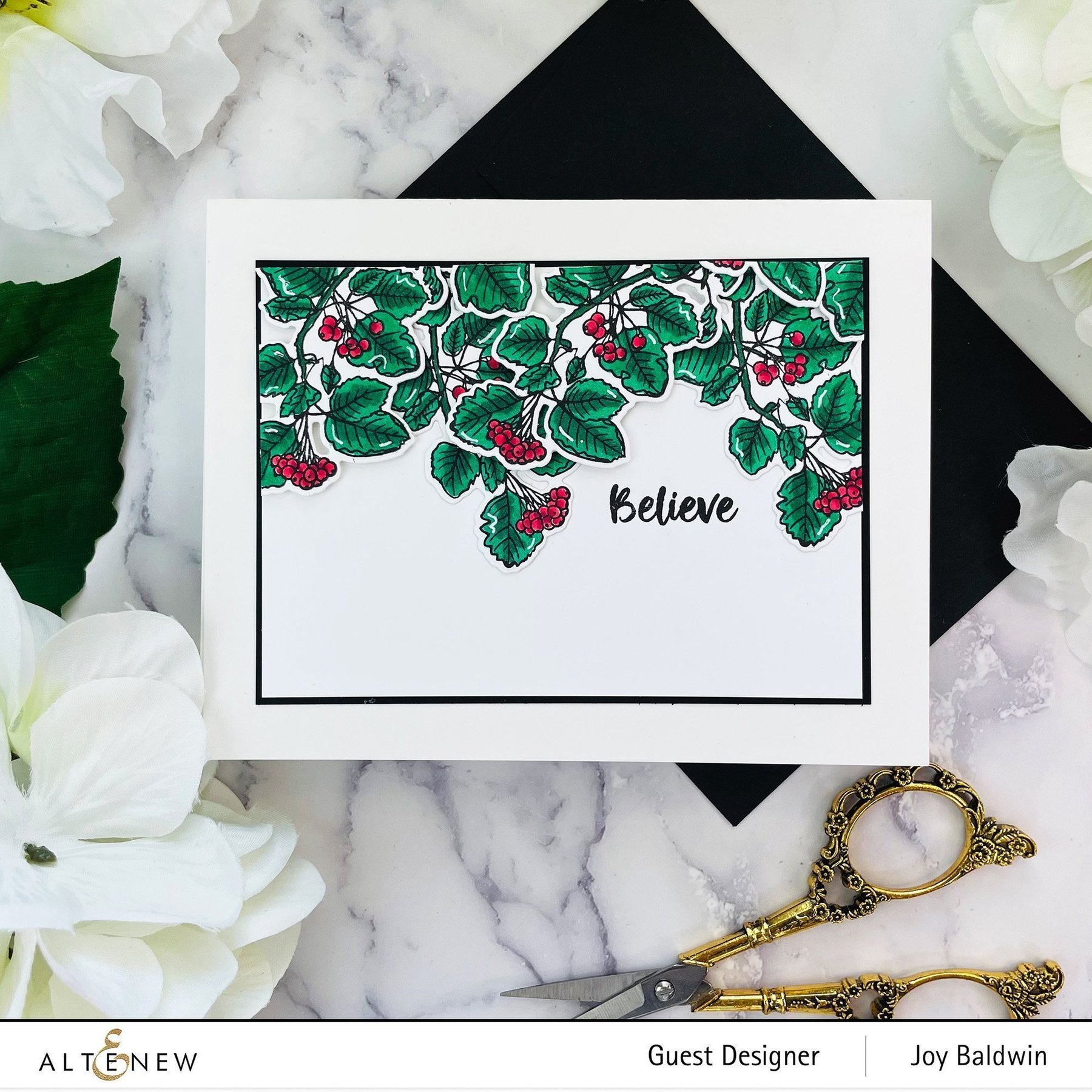 ALTENEW -Acai Berry Branch Stamp & Die Bundle - 2
