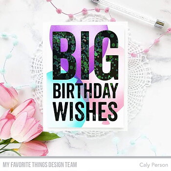 MY FAVORITE THINGS -Big Balloon Stencil