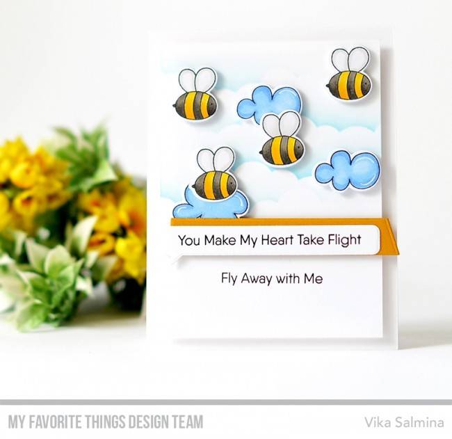 MY FAVORITE THINGS-Love Bugs STAMP & DIE SET - 5