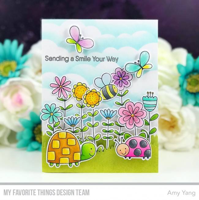 MY FAVORITE THINGS-Love Bugs STAMP & DIE SET - 3