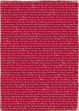 Reprint Basic Collection A4  Red Lyrics