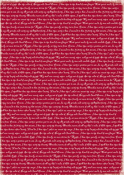 Reprint Basic Collection A4  Red Lyrics