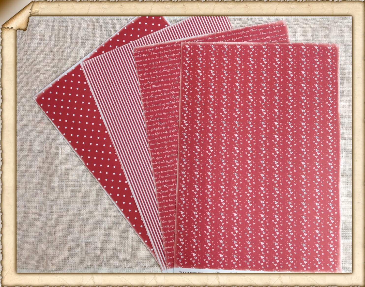 Reprint Basic Collection A4  RÖD 4 ST ARK