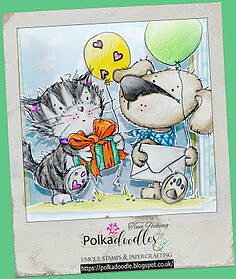 Polkadoodles -Horace & Boo Party Friends