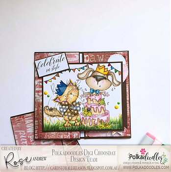 Polkadoodles -Horace & Boo Surprise Cake
