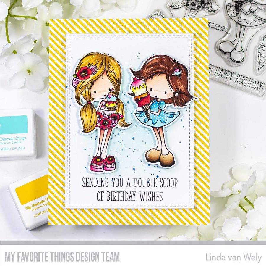 My Favorite Things -TI Double Scoop of Cute STAMP & DIE SET - 5