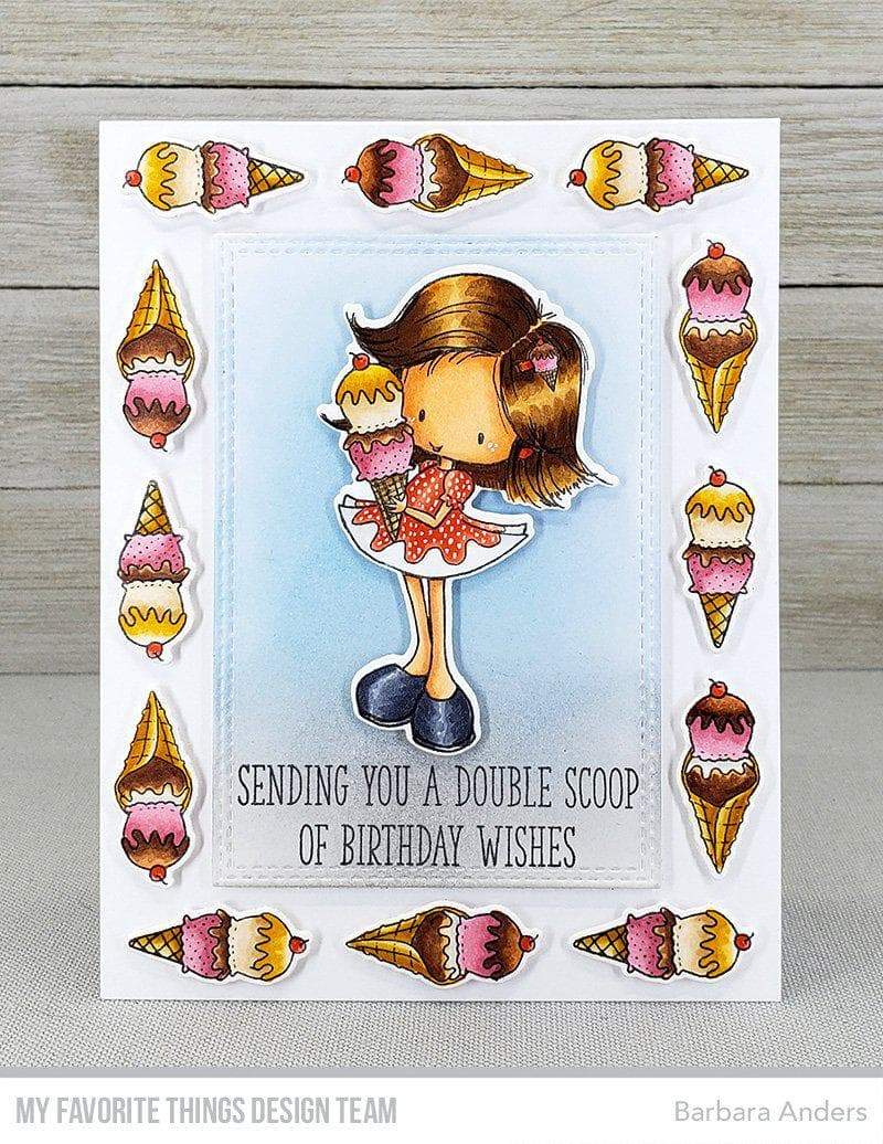 My Favorite Things -TI Double Scoop of Cute STAMP & DIE SET - 4