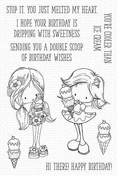 My Favorite Things -TI Double Scoop of Cute STAMP & DIE SET