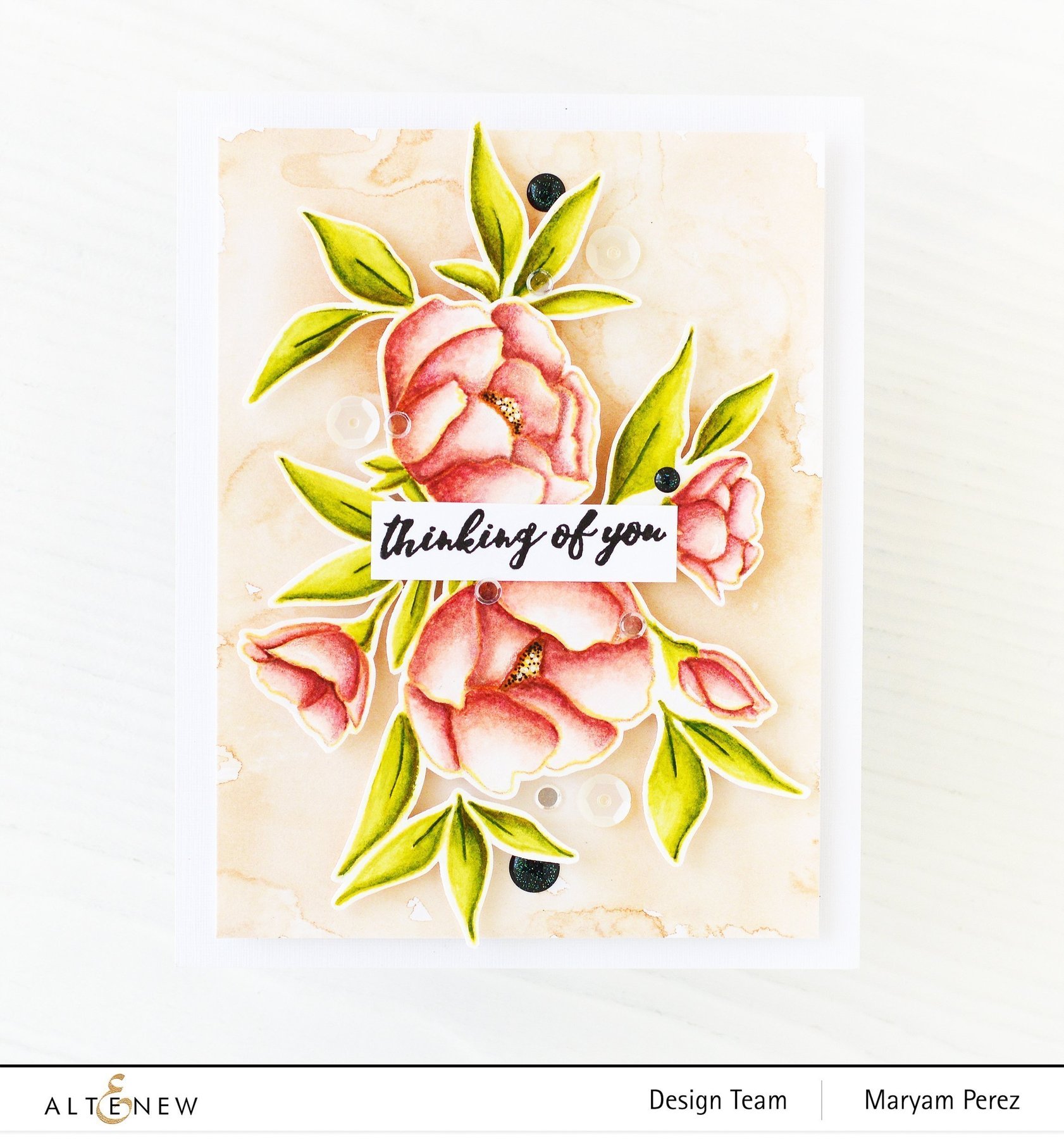 ALTENEW -Delicate Bouquet Stamp Set - 15