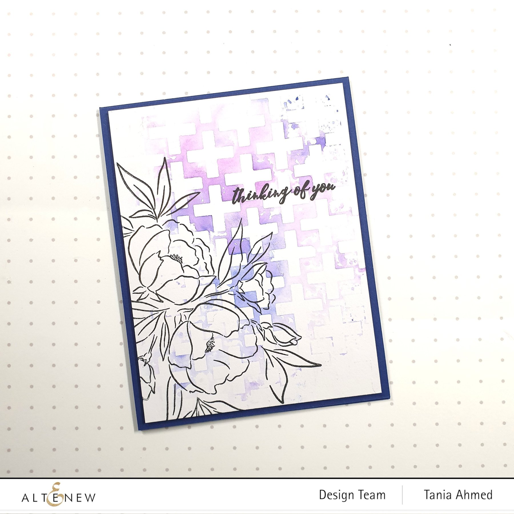 ALTENEW -Delicate Bouquet Stamp Set - 13