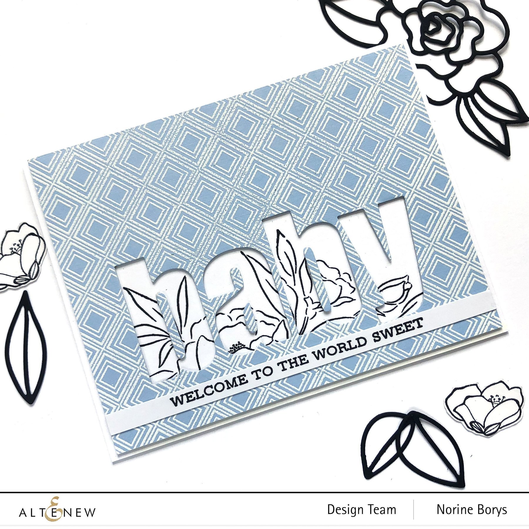 ALTENEW -Delicate Bouquet Stamp Set - 21