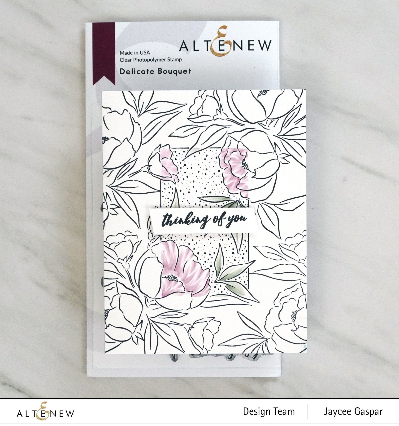 ALTENEW -Delicate Bouquet Stamp Set - 9
