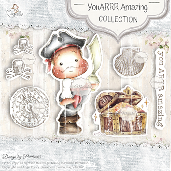 MAGNOLIA OUT-20 You Arrr Amazing Art Stamp Sheet