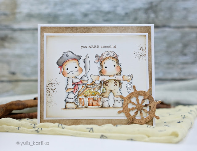 MAGNOLIA OUT-20 You Arrr Amazing Art Stamp Sheet - 2