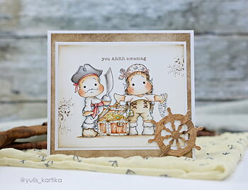 MAGNOLIA OUT-20 Treasure Art Stamp Sheet