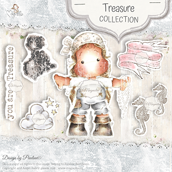 MAGNOLIA OUT-20 Treasure Art Stamp Sheet