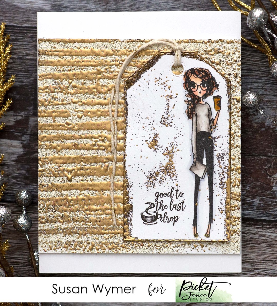 PICKET FENCE STUDIOS -Coffee Understands Stamp Set - 4