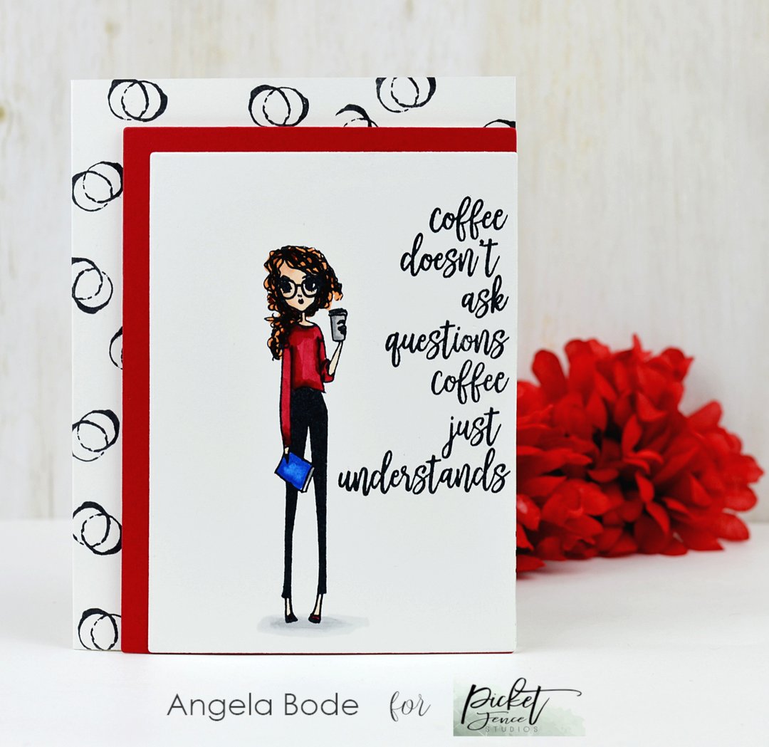 PICKET FENCE STUDIOS -Coffee Understands Stamp Set - 2