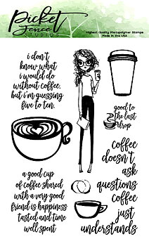 PICKET FENCE STUDIOS -Coffee Understands Stamp Set