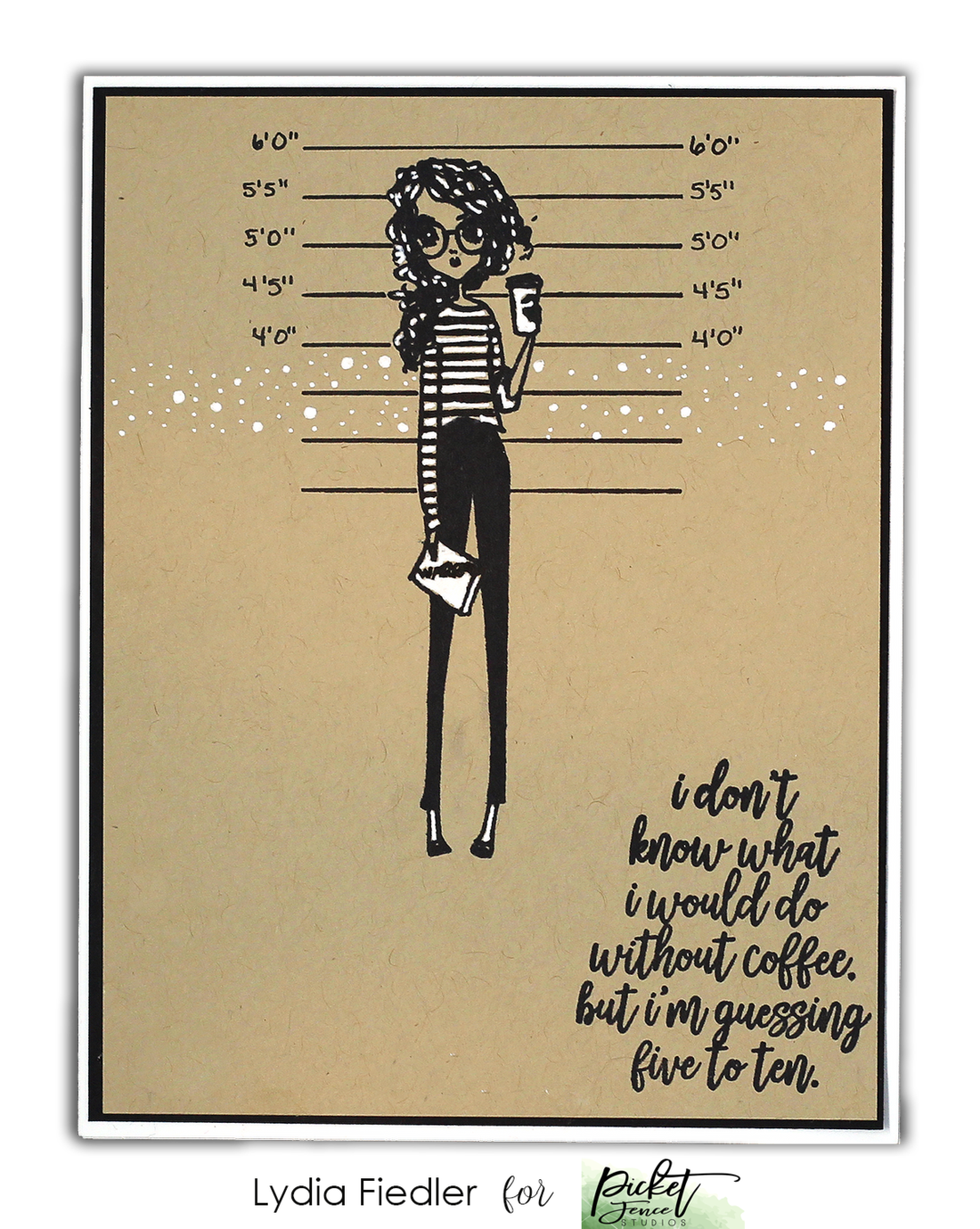 PICKET FENCE STUDIOS -Coffee Understands Stamp Set - 5