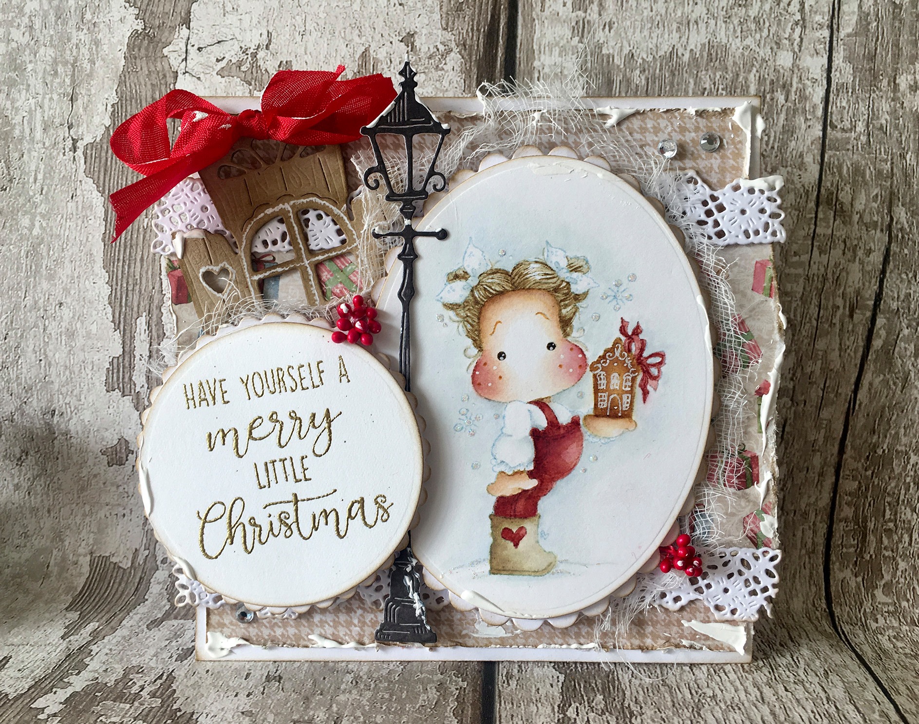 MAGNOLIA MC-20 Christmas Sentiments M 4pc  - 2