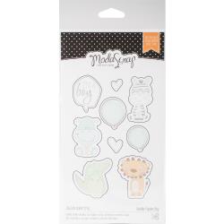 MODASCRAP   - COLOR OF PUPPIES BOY STAMP & DIE BUNDLE - 2