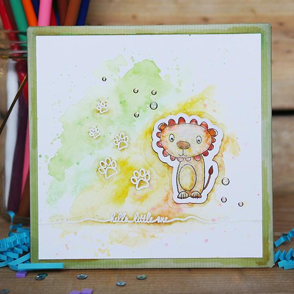 MODASCRAP   - COLOR OF PUPPIES BOY STAMP & DIE BUNDLE - 7