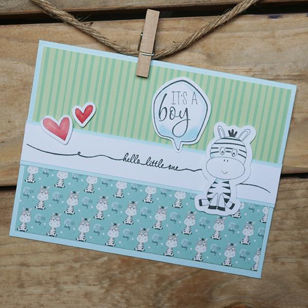 MODASCRAP   - COLOR OF PUPPIES BOY STAMP & DIE BUNDLE - 6