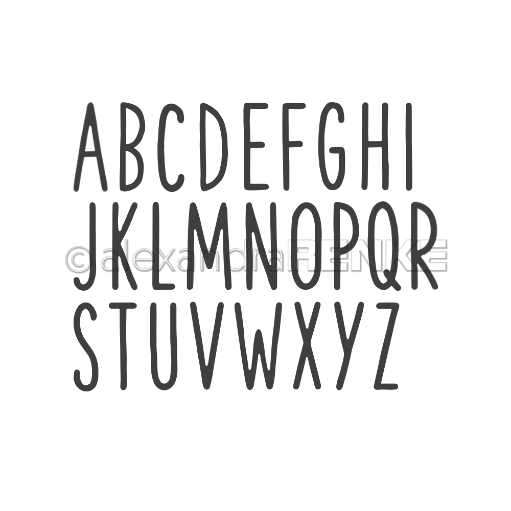 ALEXANDRA RENKE -Die 'Sans serif alphabet'
