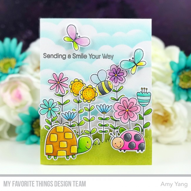 MY FAVORITE THINGS-Love Buds STAMP & DIE SET - 4
