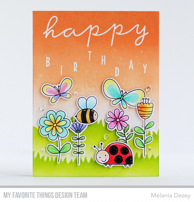 MY FAVORITE THINGS-Love Buds STAMP & DIE SET - 8