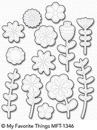 MY FAVORITE THINGS-Love Buds STAMP & DIE SET - 2