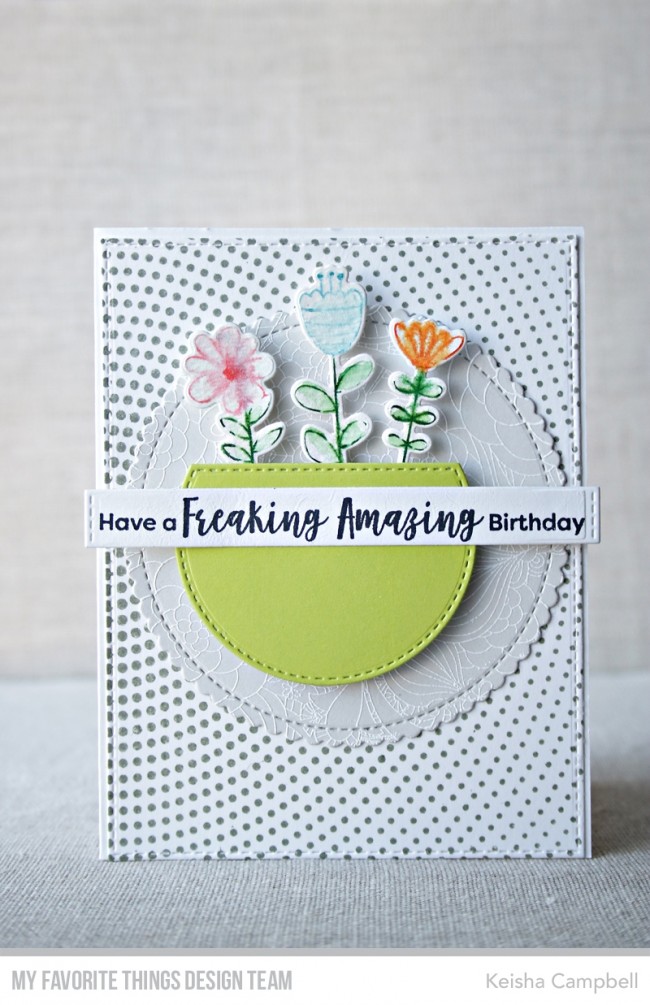 MY FAVORITE THINGS-Love Buds STAMP & DIE SET - 9