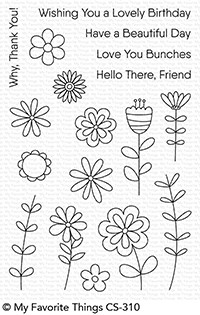 MY FAVORITE THINGS-Love Buds STAMP & DIE SET