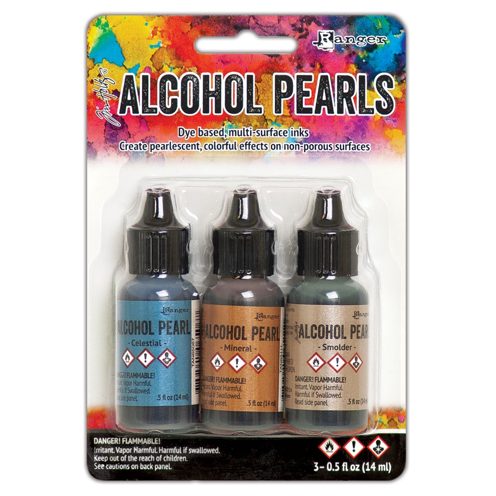 RANGER -Tim Holtz Alcohol   Pearls Kits 3/Pkg - Kit 4