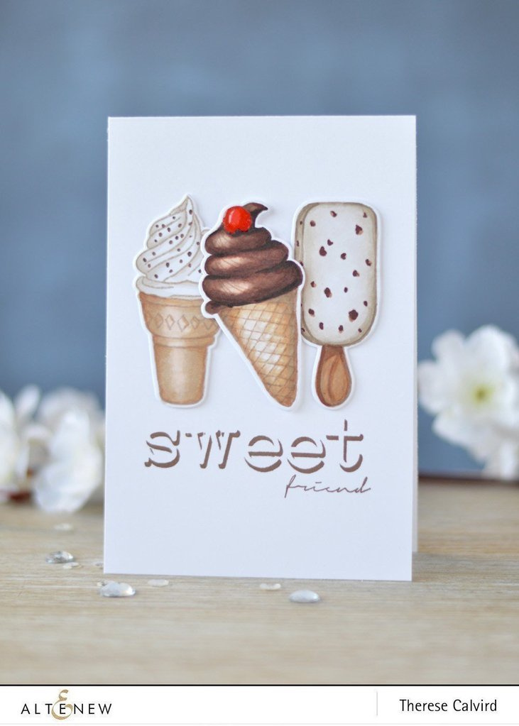 ALTENEW-Summer Swirls Stamp Set  - 6
