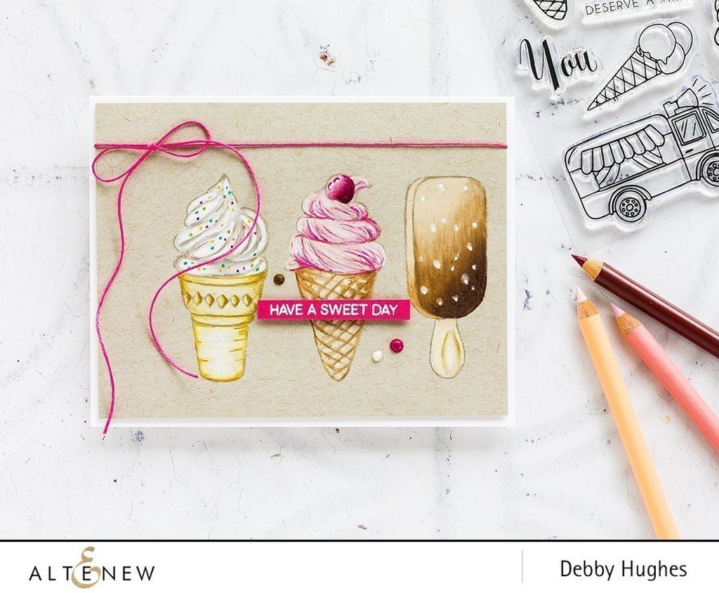 ALTENEW-Summer Swirls Stamp Set  - 2