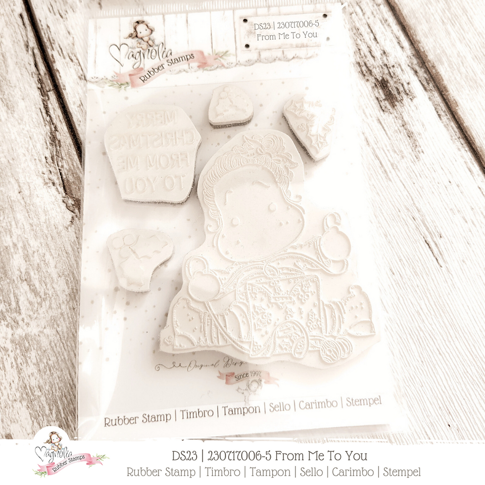 MAGNOLIA  -DS23 | Dear Santa Collection ~ From Me To You {Rubber Stamps} - 2