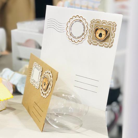 MODASCRAP CLEAR STAMPS - POSTAGE HUGS - 3