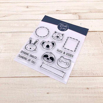 MODASCRAP CLEAR STAMPS - POSTAGE HUGS