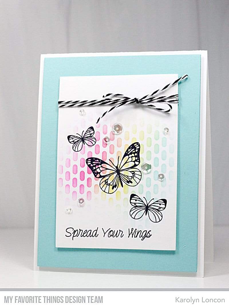 My Favorite Things -Punched Pattern Stencil WS - 2