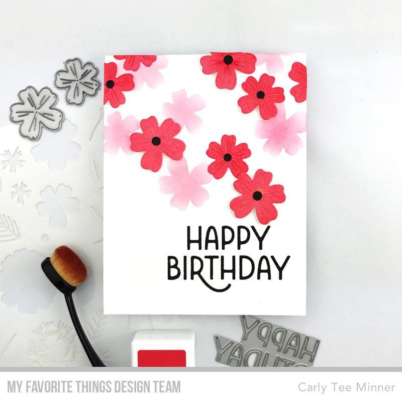 MY FAVORITE THINGS - Flower Bouquet Builder Stencil  - 3