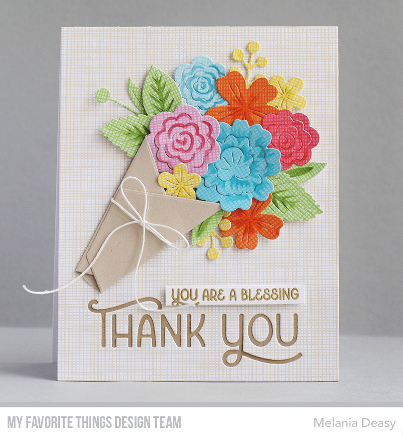 MY FAVORITE THINGS - Flower Bouquet Builder Stencil  - 4