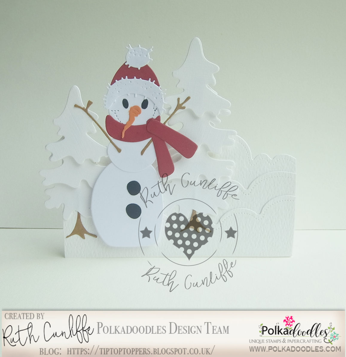 Polkadoodles -Layering Trees - Christmas holiday Craft cutting die - 3