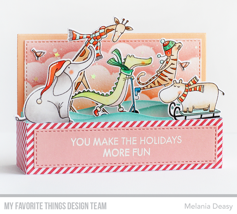 MY FAVORITE THINGS -Christmas Safari  STAMP & DIE SET  - 3